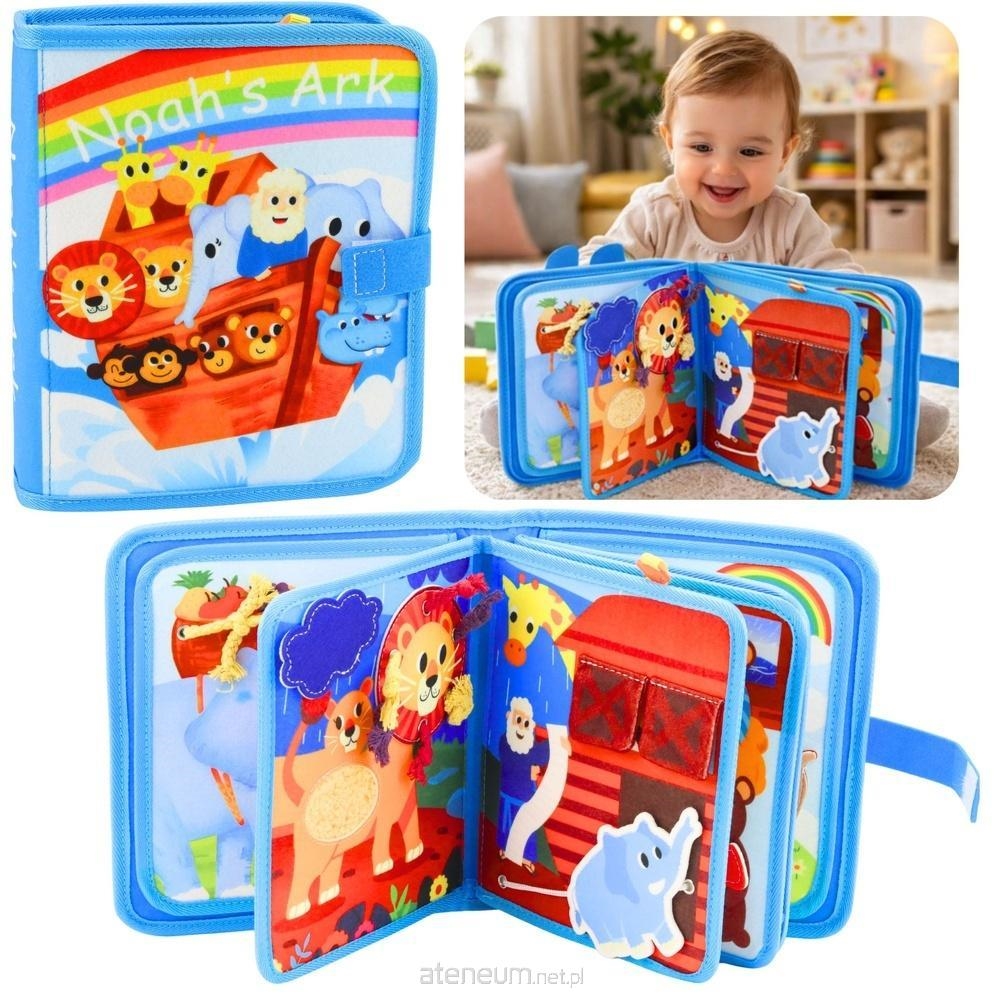 Książeczka Edukacyjna Sensoryczna Filcowa 3D Arka