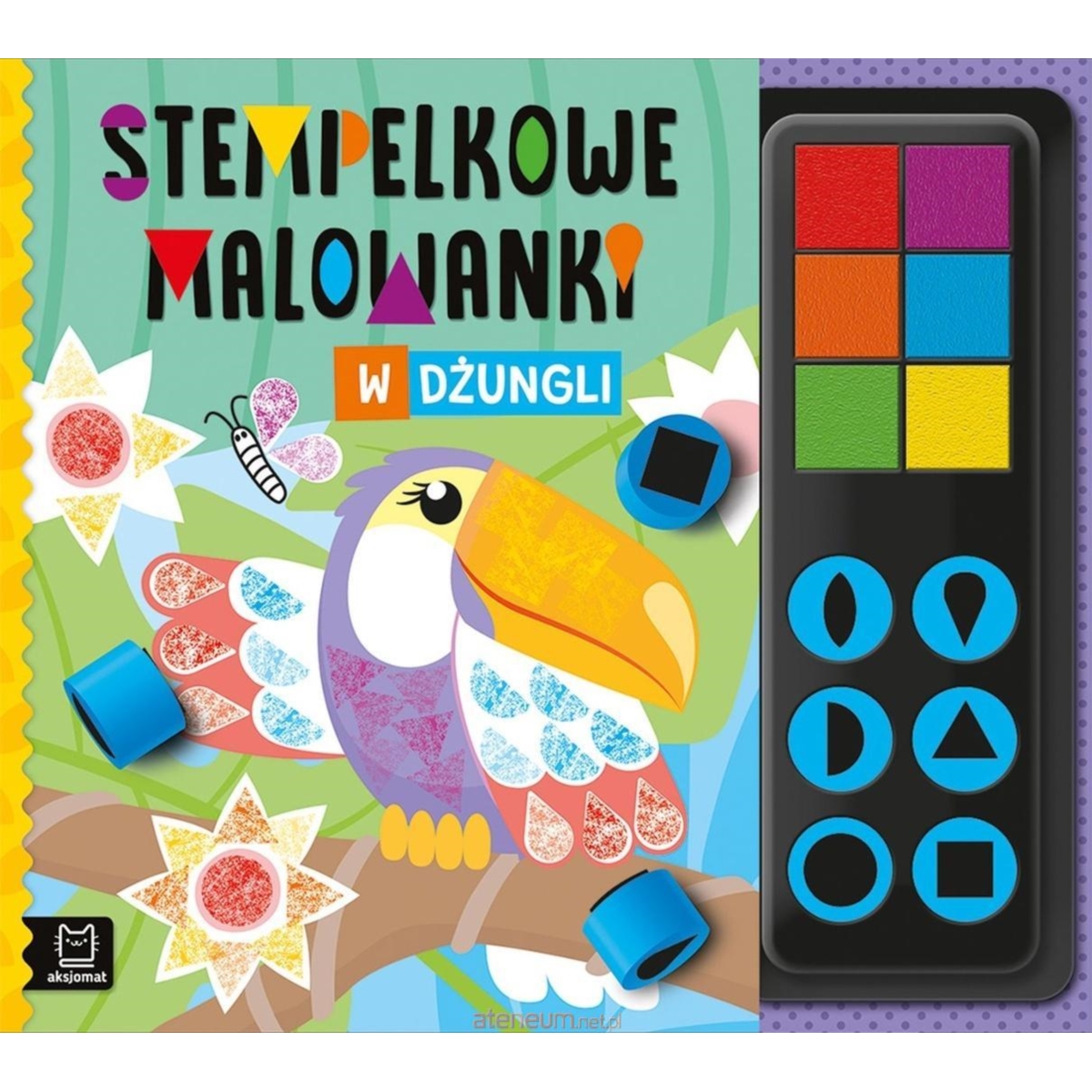 Stempelkowe malowanki. W dżungli