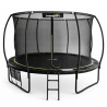 Trampolina Ogrodowa LEAN Z Siatką Wewnętrzną Czarn