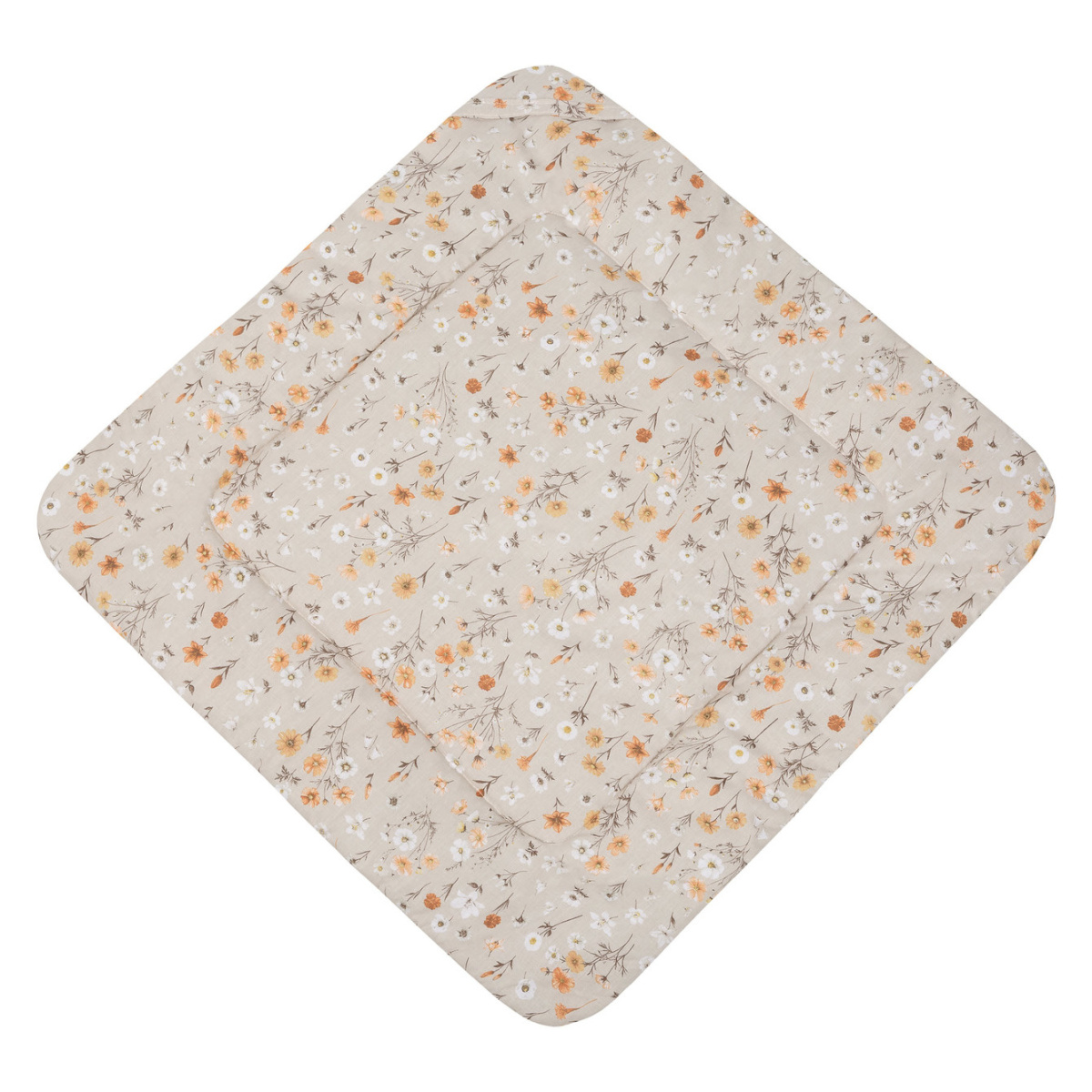 SENSILLO ROŻEK VELVET BLOOM BEIGE 75X75