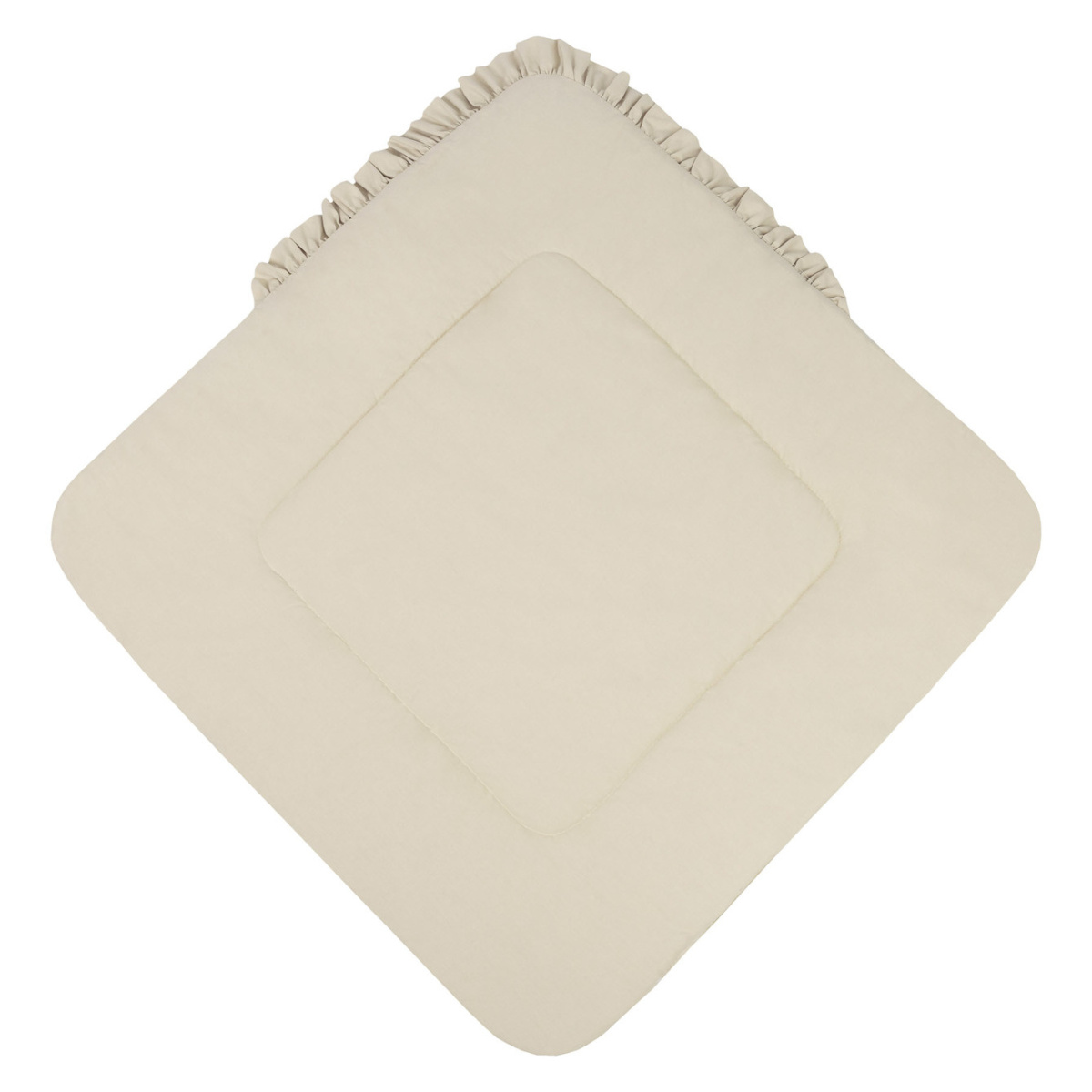 SENSILLO ROŻEK BAWEŁNA ROSE BEIGE 75X75