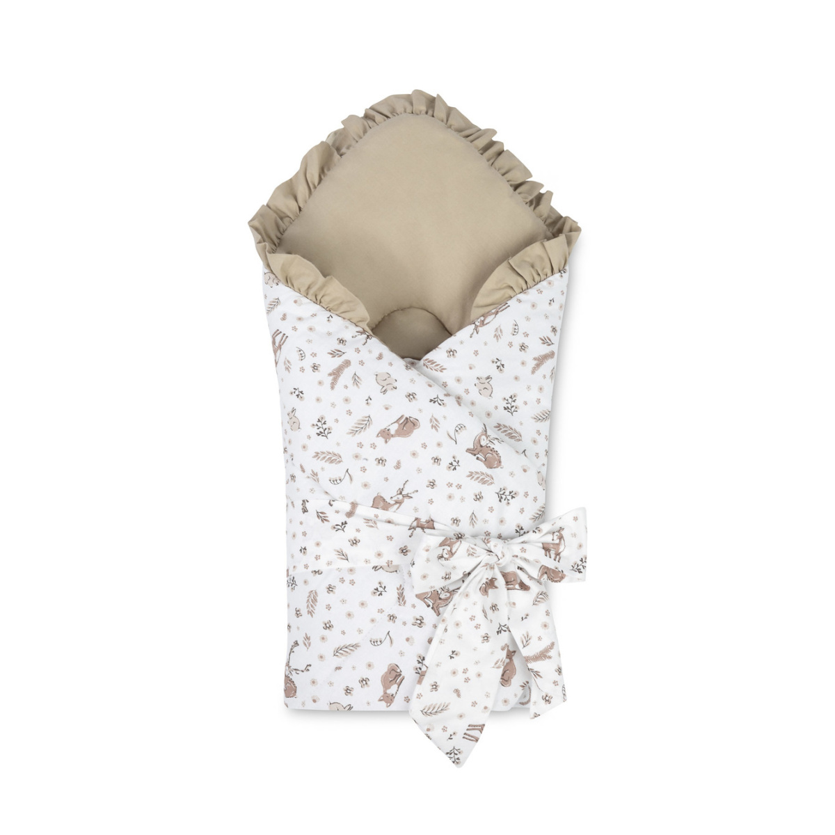 SENSILLO ROŻEK BAWEŁNA FOREST BEIGE 75X75