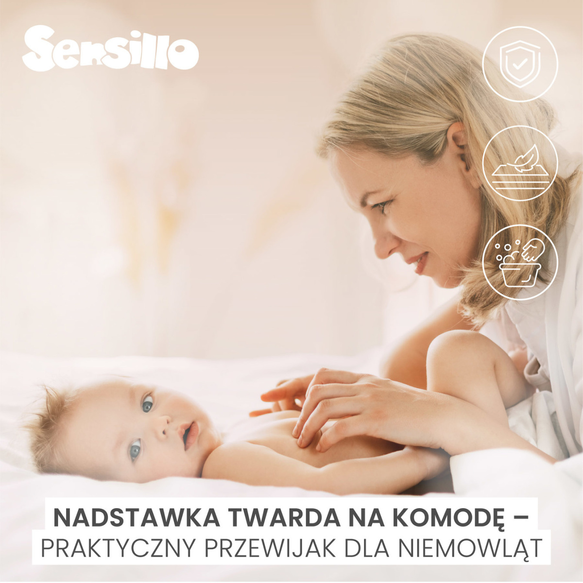 SENSILLO PRZEWIJAK TWARDY 70 LOT PASTELOWY MIŚ
