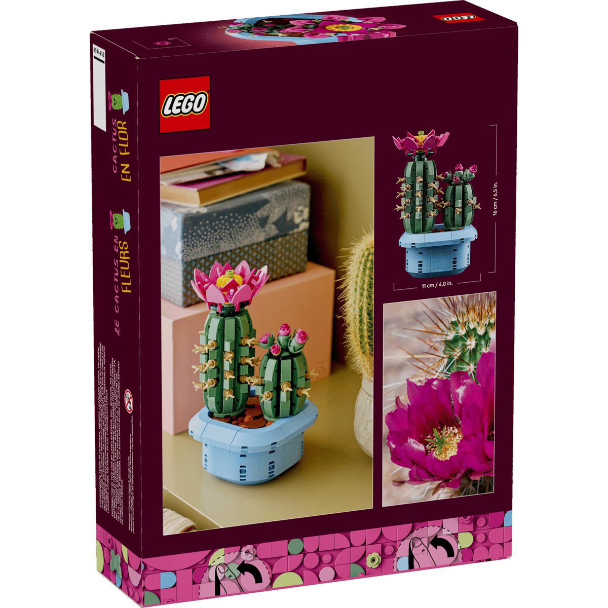 LEGO BOTANICALS 11509 KWITNĄCY KAKTUS