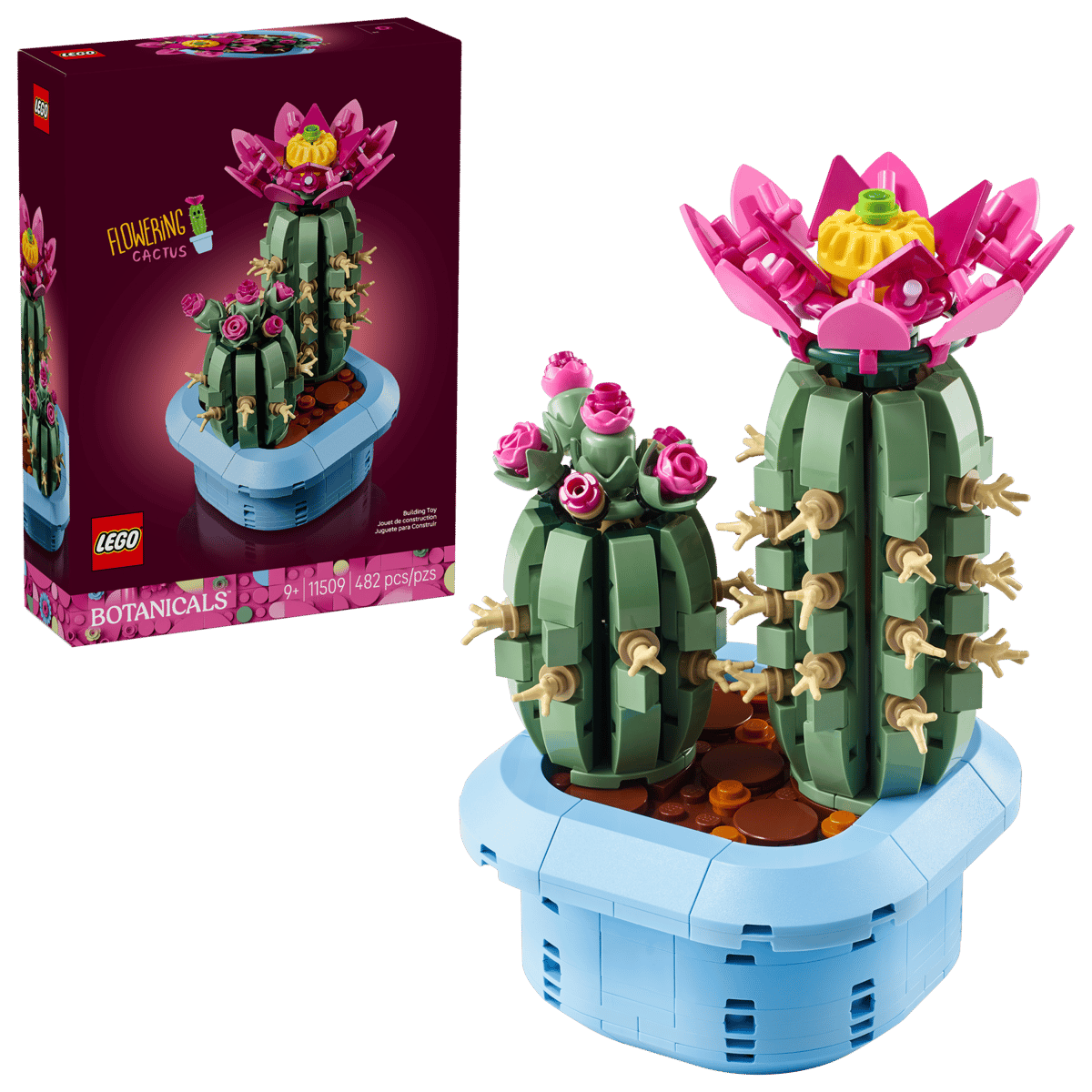 LEGO BOTANICALS 11509 KWITNĄCY KAKTUS
