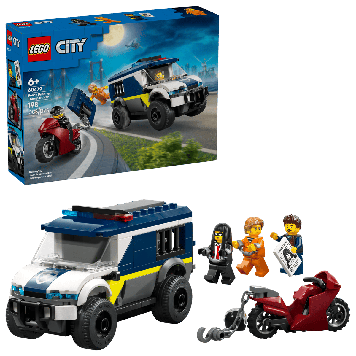 LEGO CITY 60479 FURGONETKA POLICYJNEGO KONWOJU