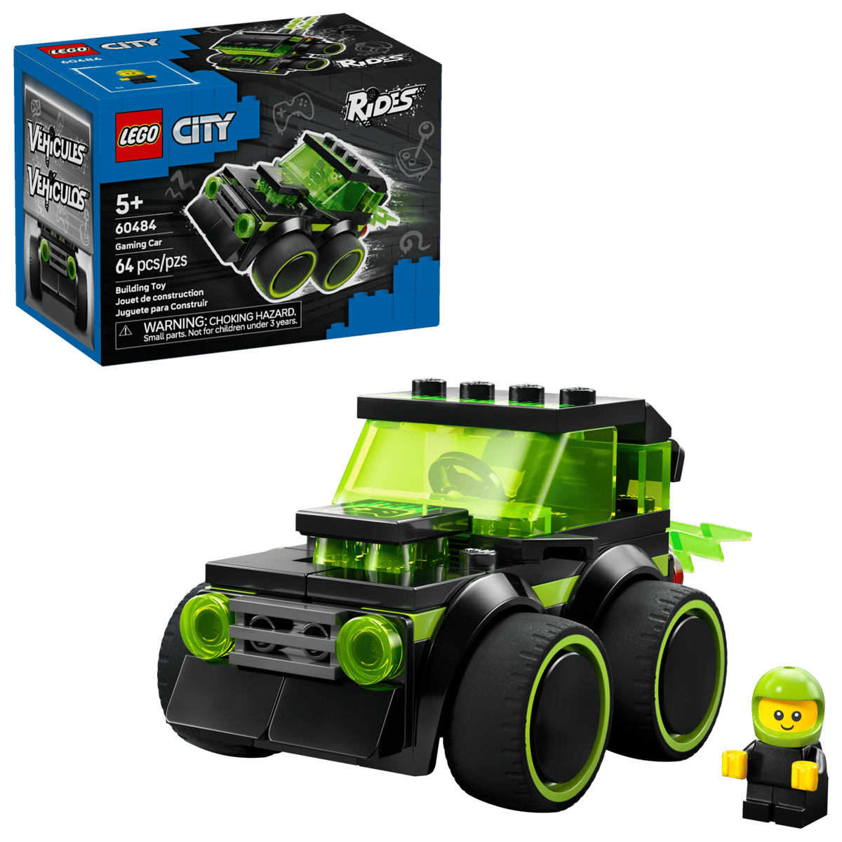 LEGO CITY 60484 GAMINGOWA WYŚCIGÓWKA