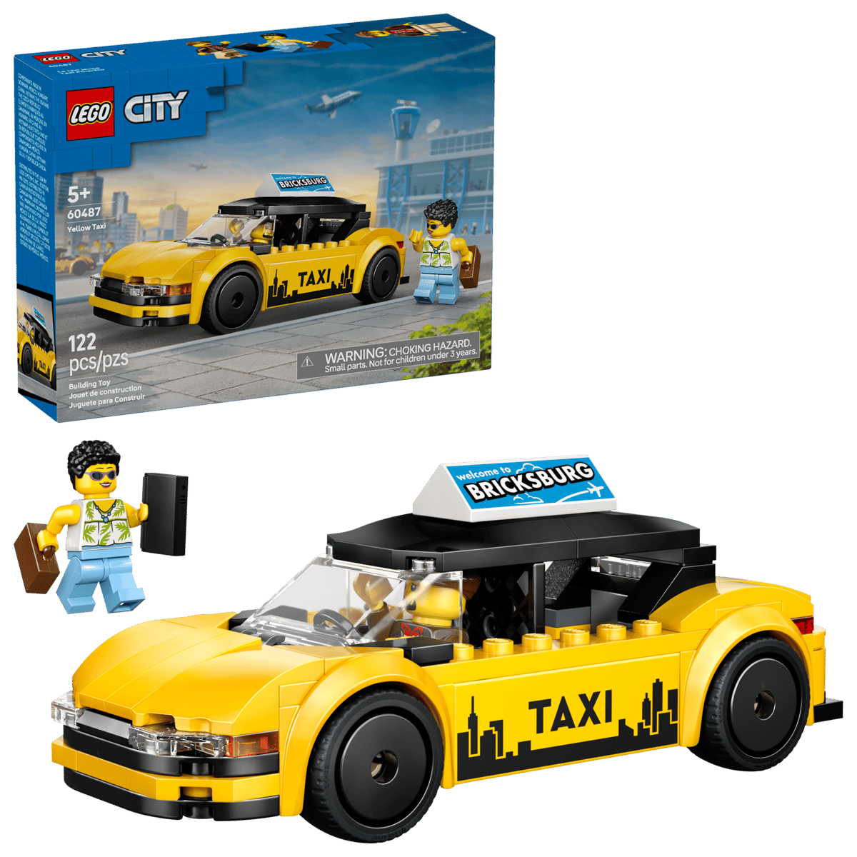 LEGO CITY 60487 ŻÓŁTA TAKSÓWKA