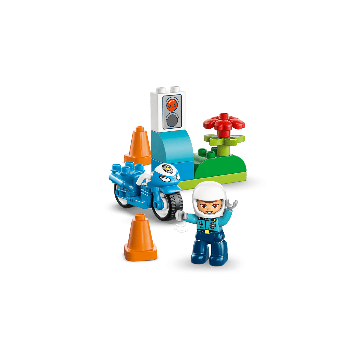 LEGO DUPLO 10471 NIEBIESKI MOTOCYKL POLICYJNY
