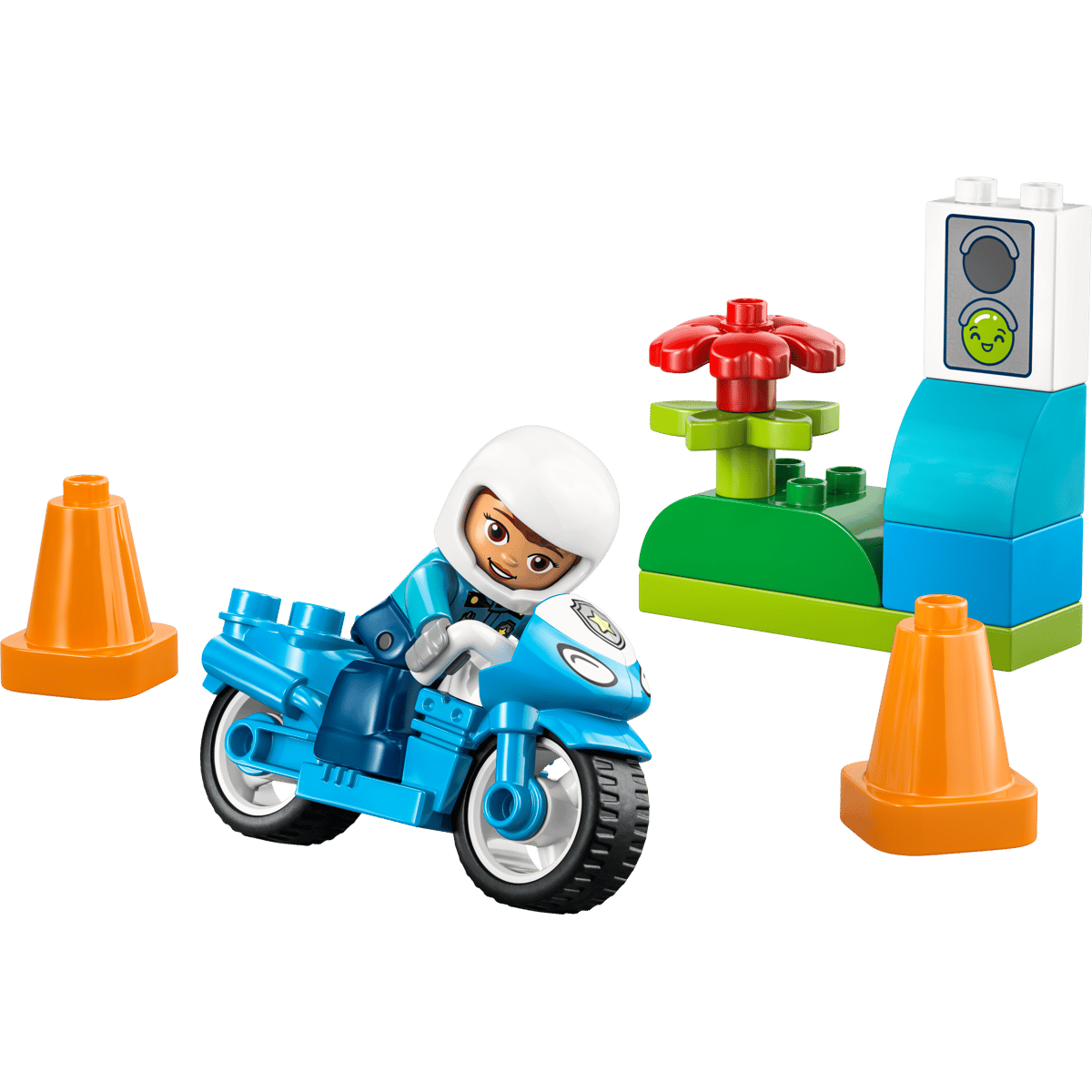 LEGO DUPLO 10471 NIEBIESKI MOTOCYKL POLICYJNY