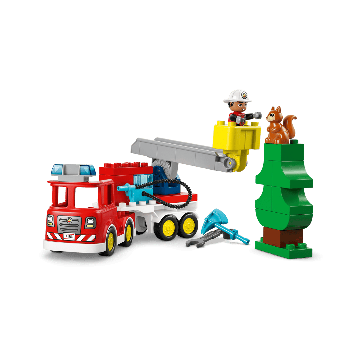LEGO DUPLO 10473 WÓZ STRAŻACKI Z WĘŻEM I STRAŻAKIE