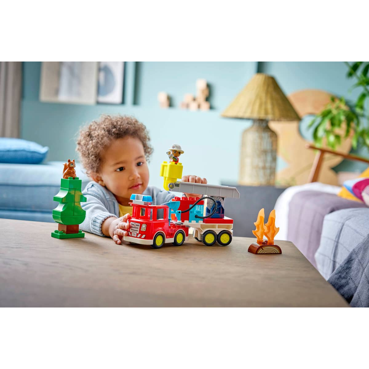 LEGO DUPLO 10473 WÓZ STRAŻACKI Z WĘŻEM I STRAŻAKIE