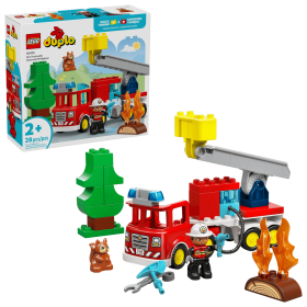 LEGO DUPLO 10473 WÓZ STRAŻACKI Z WĘŻEM I STRAŻAKIE