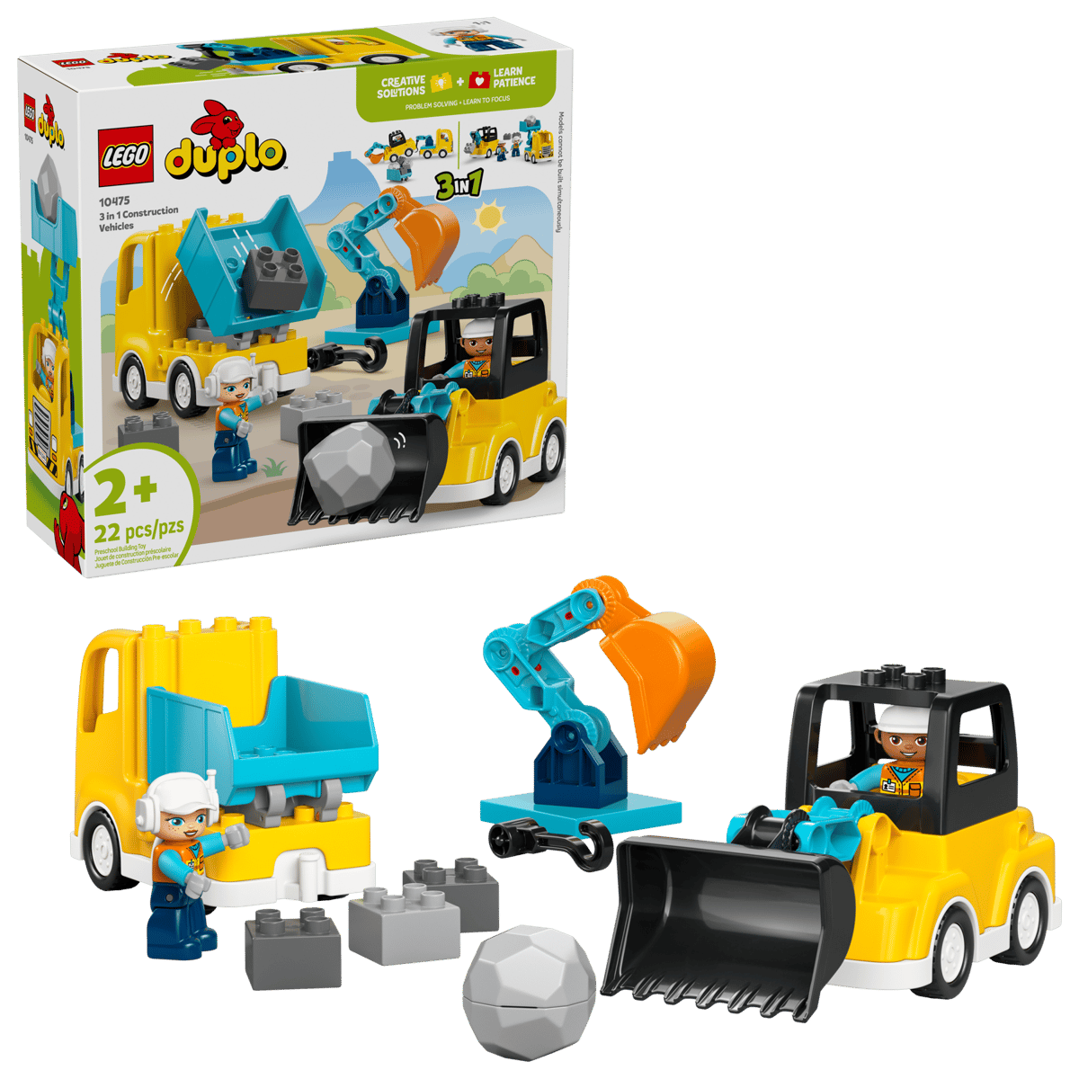 LEGO DUPLO 10475 MASZYNY BUDOELANE  3W1