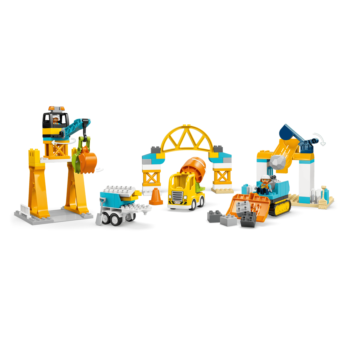 LEGO DUPLO 10476 PLAC BUDOWY POJAZDY 3W1