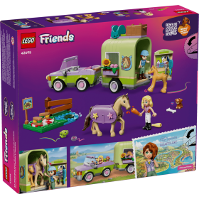 LEGO FRIENDS 42695 PRZYCZEPA Z KONIEM