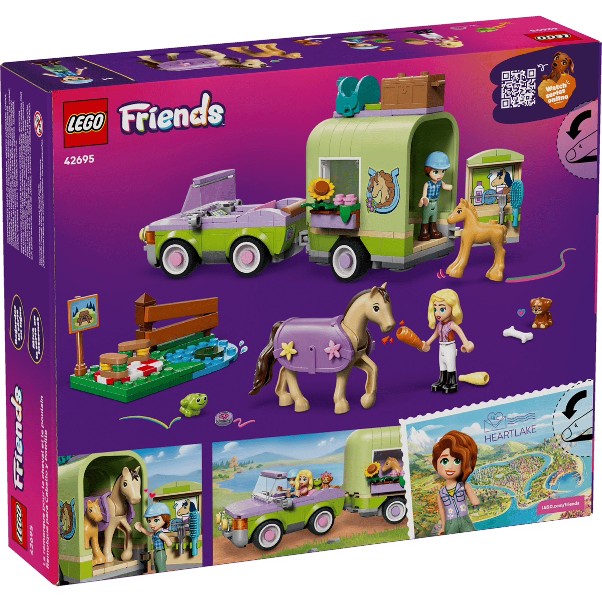 LEGO FRIENDS 42695 PRZYCZEPA Z KONIEM