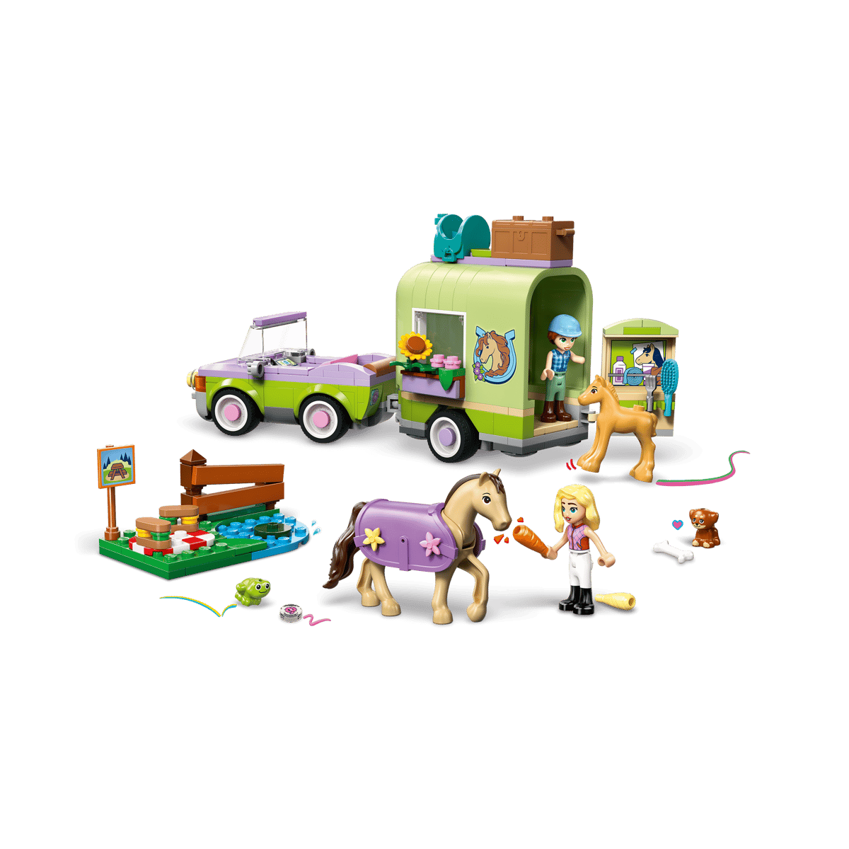 LEGO FRIENDS 42695 PRZYCZEPA Z KONIEM