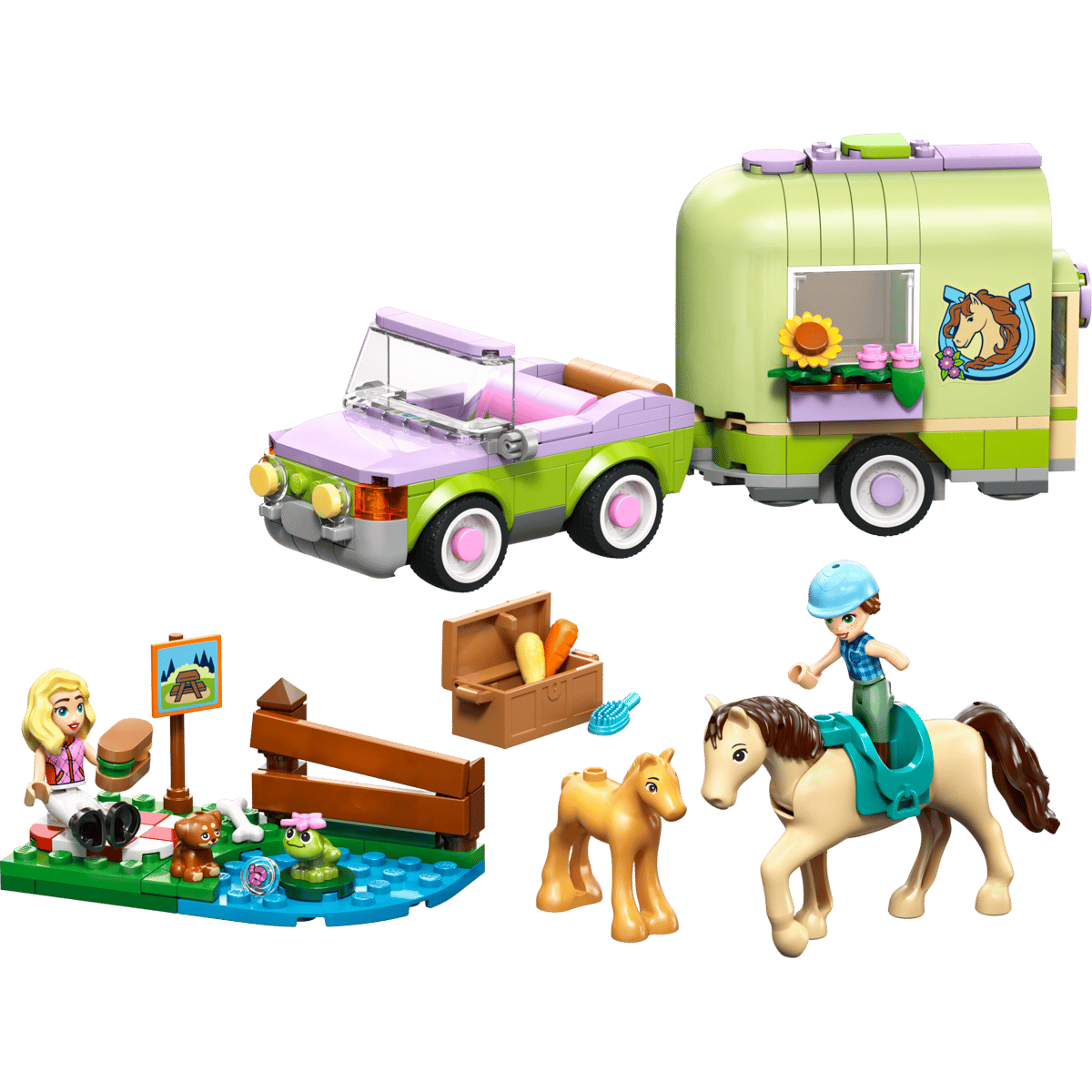 LEGO FRIENDS 42695 PRZYCZEPA Z KONIEM