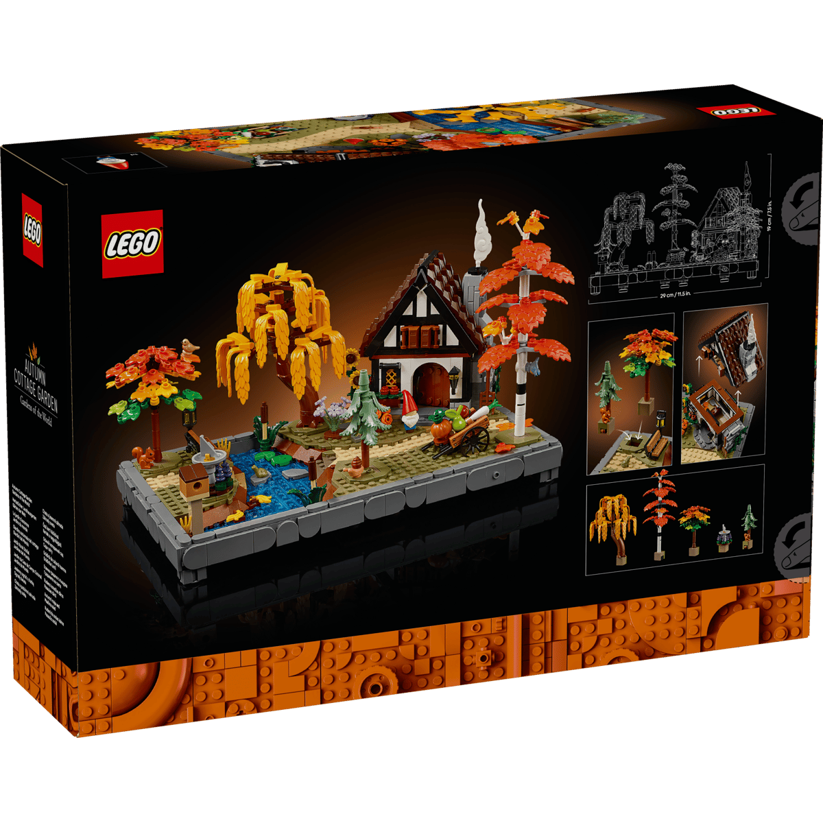 LEGO ICONS 11372 JESIENNY OGRÓD Z CHATKĄ