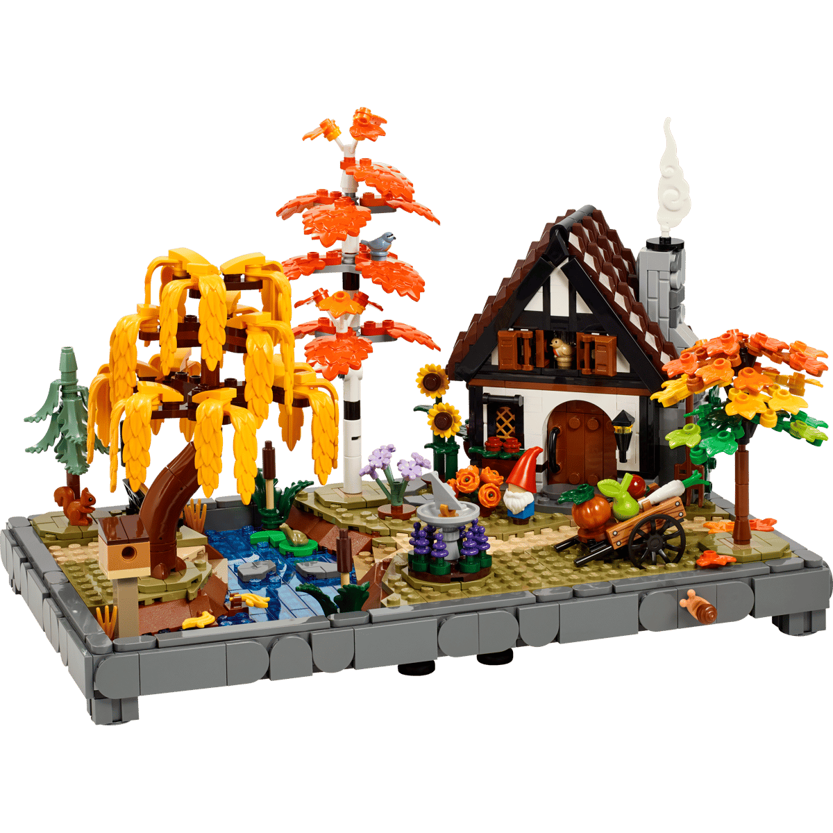 LEGO ICONS 11372 JESIENNY OGRÓD Z CHATKĄ