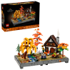 LEGO ICONS 11372 JESIENNY OGRÓD Z CHATKĄ