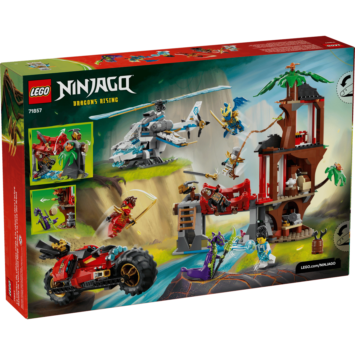 LEGO NINJAGO 71857 BITWA NINJA: DOMEK NA DRZEWIE