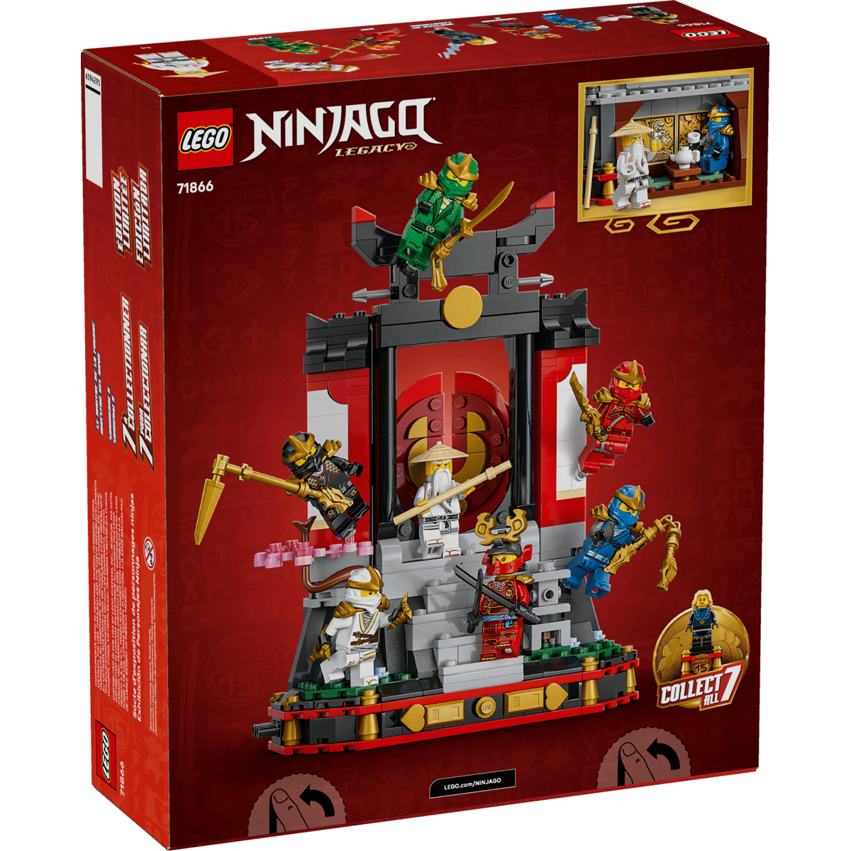 LEGO NINJAGO 71866 OZDOBA Z POSTACIAMI NINJA