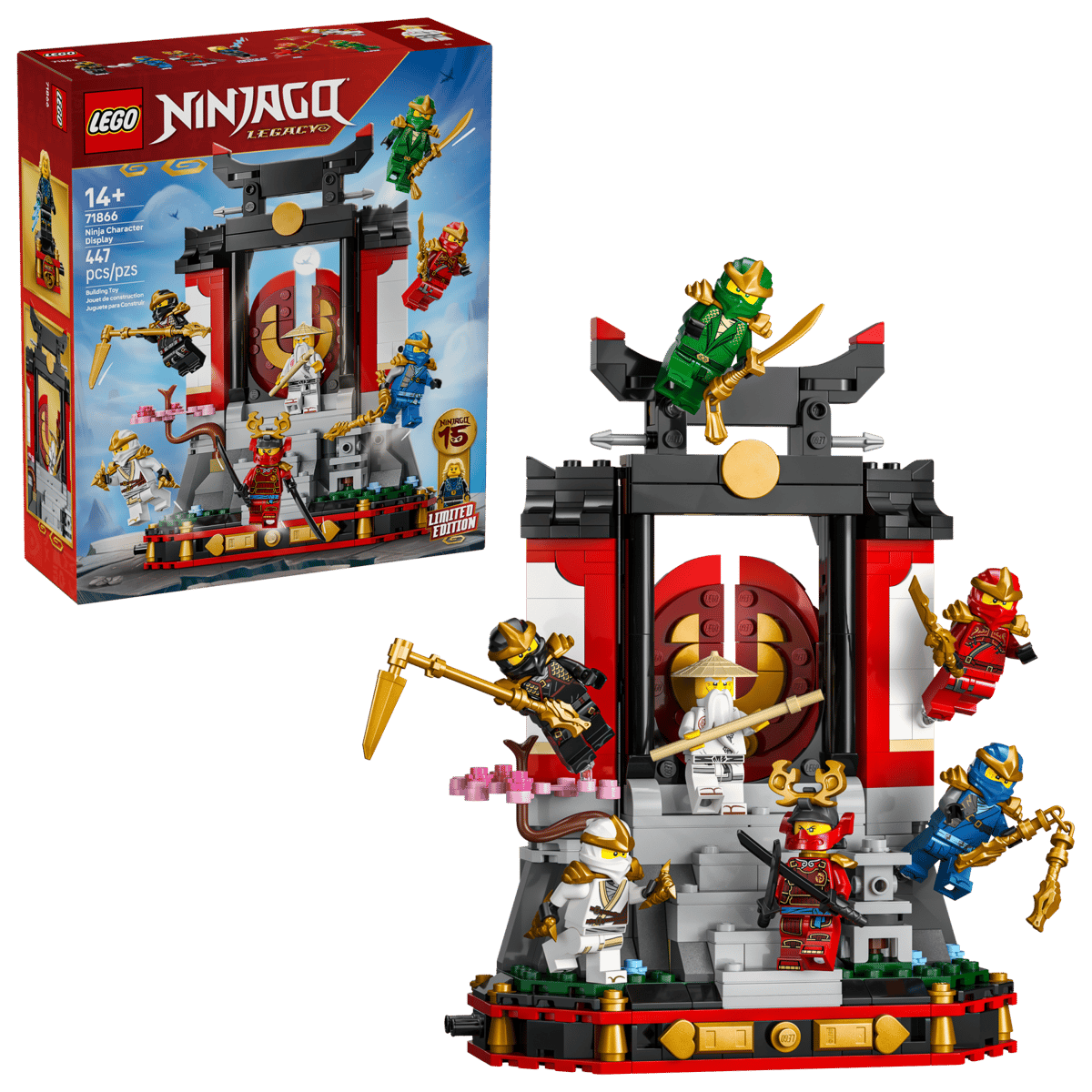 LEGO NINJAGO 71866 OZDOBA Z POSTACIAMI NINJA