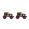 LEGO TECHNIC 42219 MONSTER JAM GRAVE DIGGER OGIEŃ