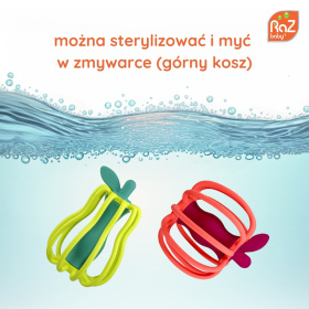 RAZ BABY GRYZAK I GRZECHOTKA 2W1 JABŁKO