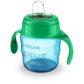 AVENT KUBEK Z USTNIKIEM 6M+, 200ML NIEBIESKI 551/0