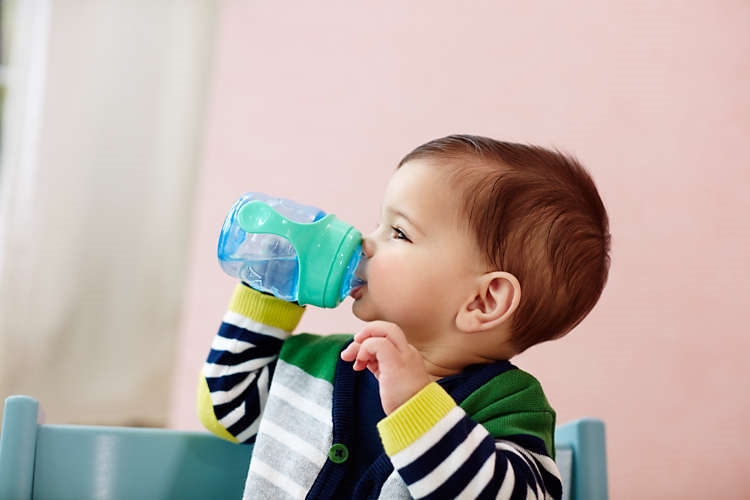 AVENT KUBEK Z USTNIKIEM 6M+, 200ML NIEBIESKI 551/0