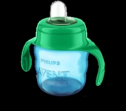 AVENT KUBEK Z USTNIKIEM 6M+, 200ML NIEBIESKI 551/0
