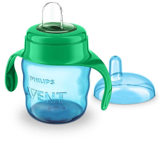 AVENT KUBEK Z USTNIKIEM 6M+, 200ML NIEBIESKI 551/0