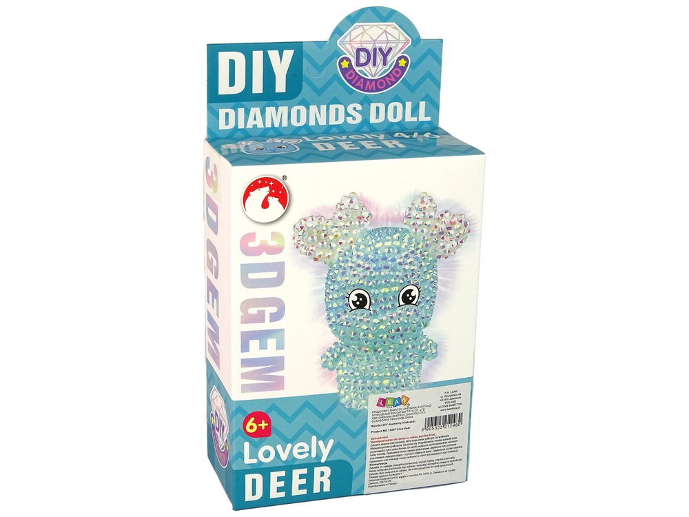 Zestaw DIY Diamentowy Renifer DIY Kryształki Brelo