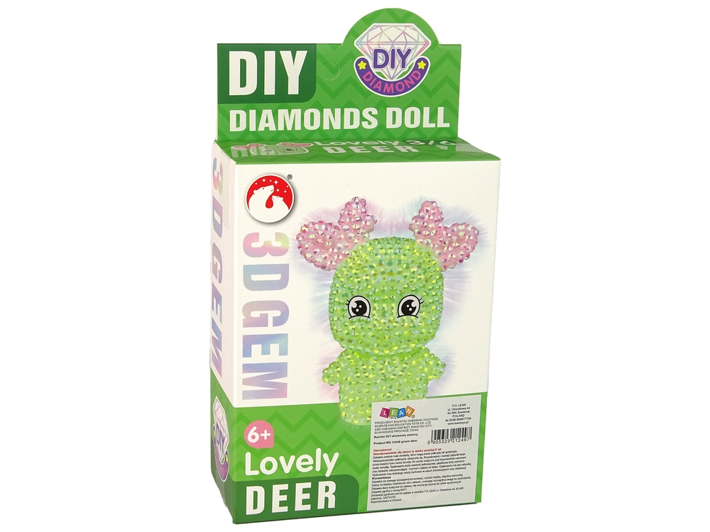 Zestaw DIY Diamentowy Renifer DIY Kryształki Brelo