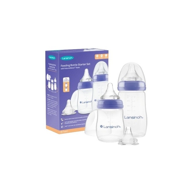 LANSINOH ZESTAW STARTOWY BUTELKA 160ML+240ML