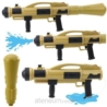 Pistolet na wodę Bazooka z pompą 73cm 1100ml beż