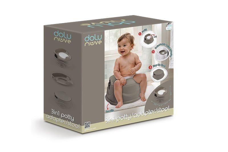 DOLU NOCNIKI 3W1 SZARY 7184 71842