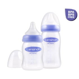 LANSINOH BUTELKA DO KARMIENIA +NW SMOCZEK 160 ML