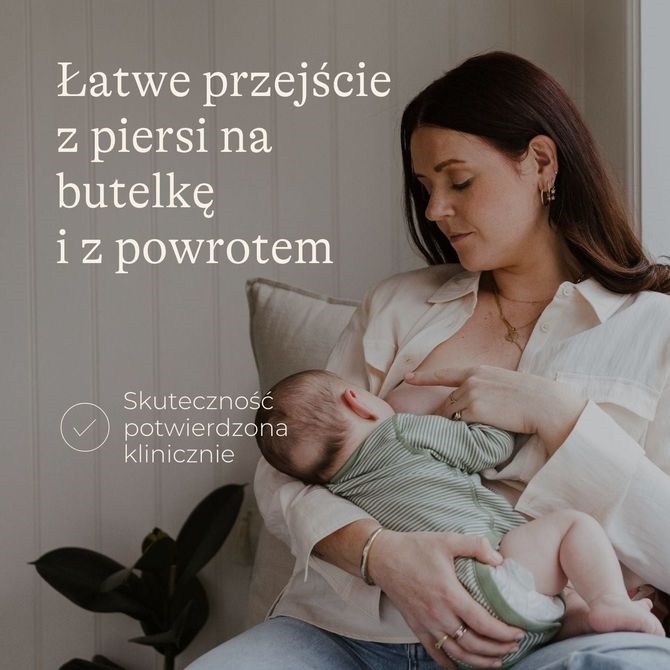 LANSINOH BUTELKA DO KARMIENIA +NW SMOCZEK 160 ML