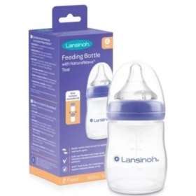 LANSINOH BUTELKA DO KARMIENIA +NW SMOCZEK 160 ML