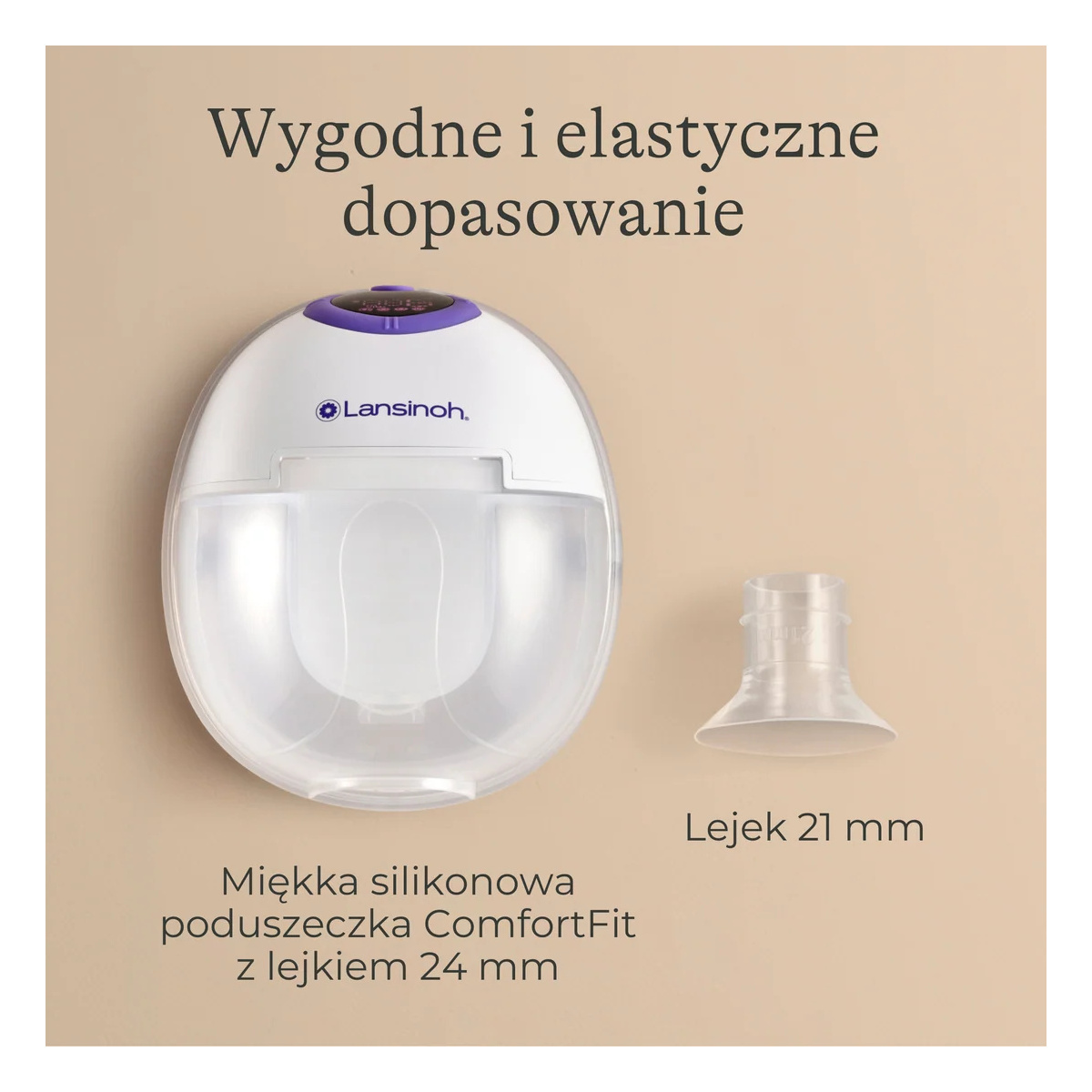 LANSINOH LAKTATOR PODWÓJNY HANDS FREE