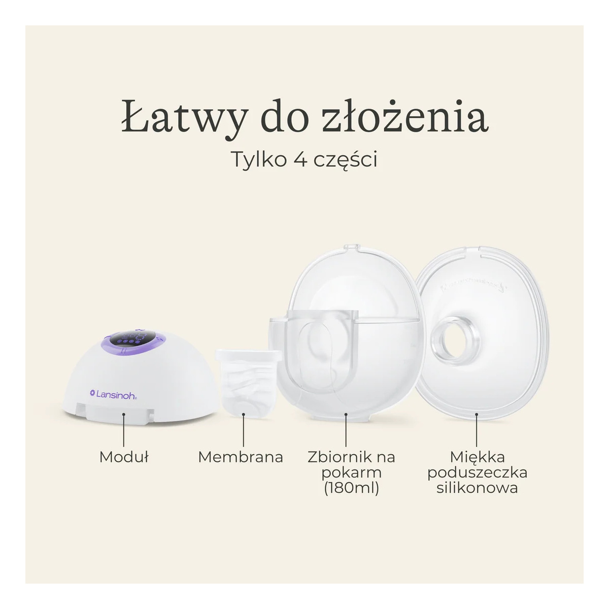 LANSINOH LAKTATOR PODWÓJNY HANDS FREE