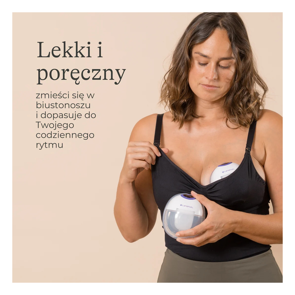 LANSINOH LAKTATOR POJEDYŃCZY HANDS FREE
