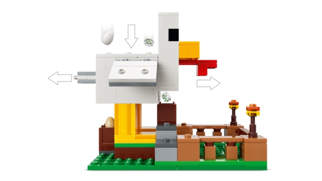 LEGO MINECRAFT 21585 FARMA KURCZAKÓW