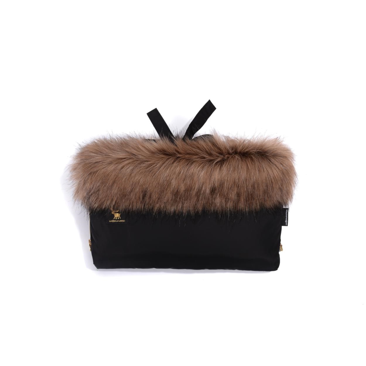 COTTONMOOSE MUFKA MUFF Z FUTERKIEM SHINE GOLD