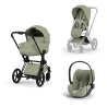 ZESTAW PRIAM 5.0 MATT BLACK STYLE 3W1 SAGE GREEN