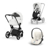 ZESTAW PRIAM 5.0 MATT BLACK STYLE 3W1 OFF WHITE